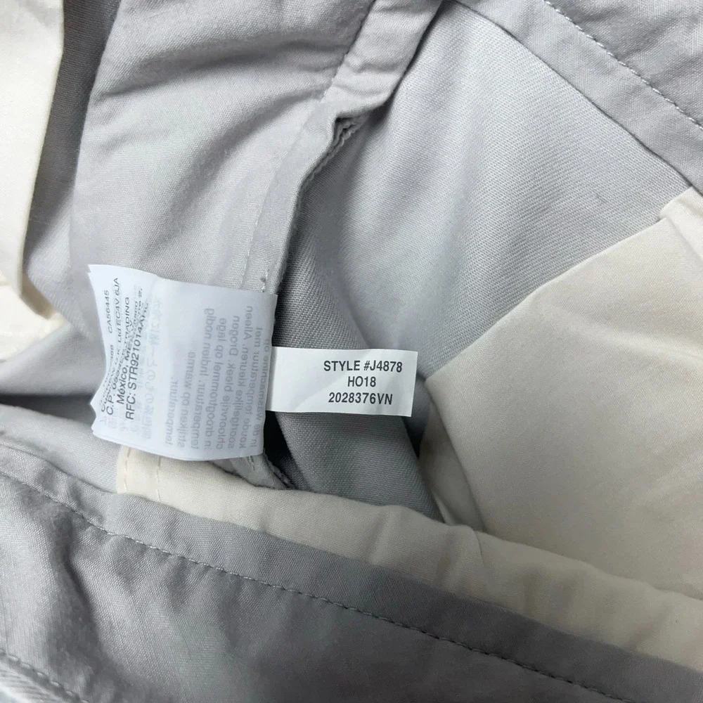 J Crew Pants Mens 32x32 Gray Athletic‎ Fit Flex Stretch Performance Chino Office